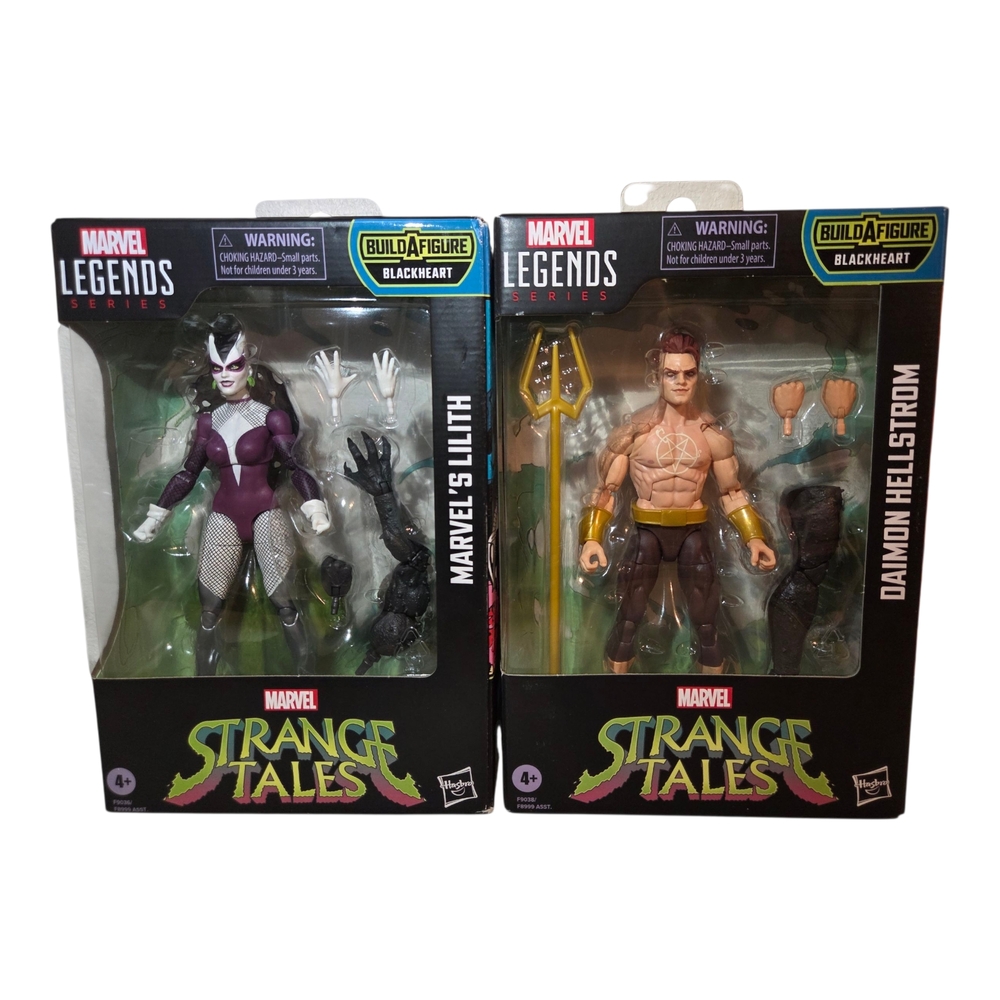 Marvel Legends Strange Tales Figures Lilith The Siren And Daimon Hellstrom Set